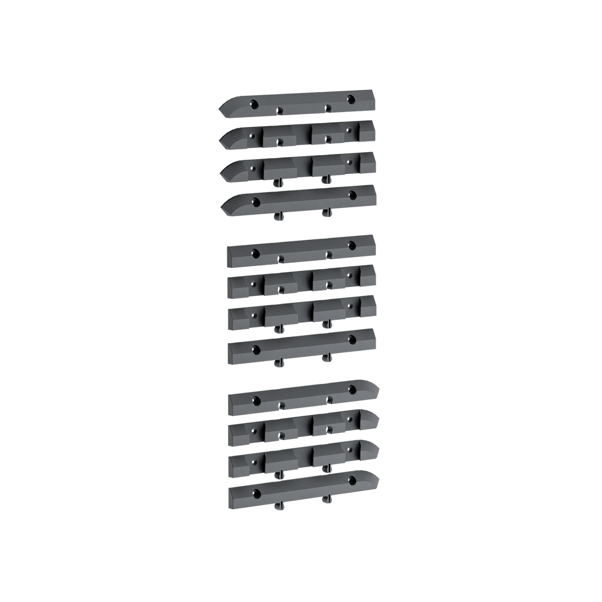 MHP - Back Rail Plate STL